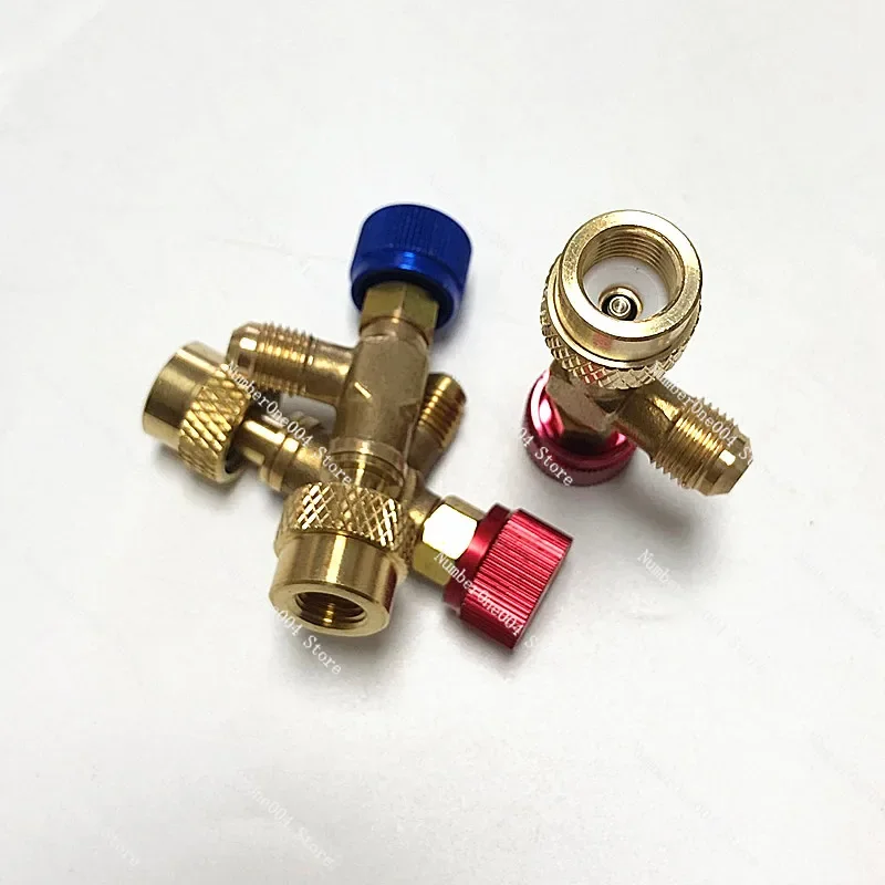 Air Conditioning Dosing Safety Valve HS-1221 Daikin R410a Refrigerant Antifreeze Hand Charging Valve R22 Fluorination Valve