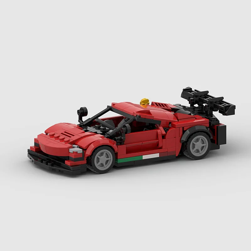Hot-selling gt3 racing sports car moc compatible Lego small particles puzzle assemblychildren's building block toys cross-border