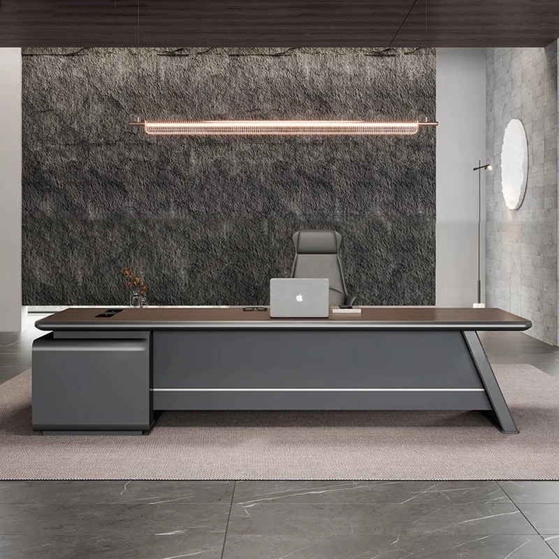 

Wooden Drawers Office Desks Essentials Modern Workstation Conference Office Desks Executive Luxury Mesa De EscritorioFurniture