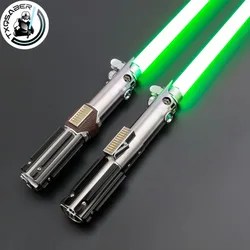 TXQSABER Luke EP9 NeoPixel Smooth Lightsaber Metal Hilt Proffie 2.2 Board 288 pcs LED Blade Customized Cosplay Jedi Laser Swords