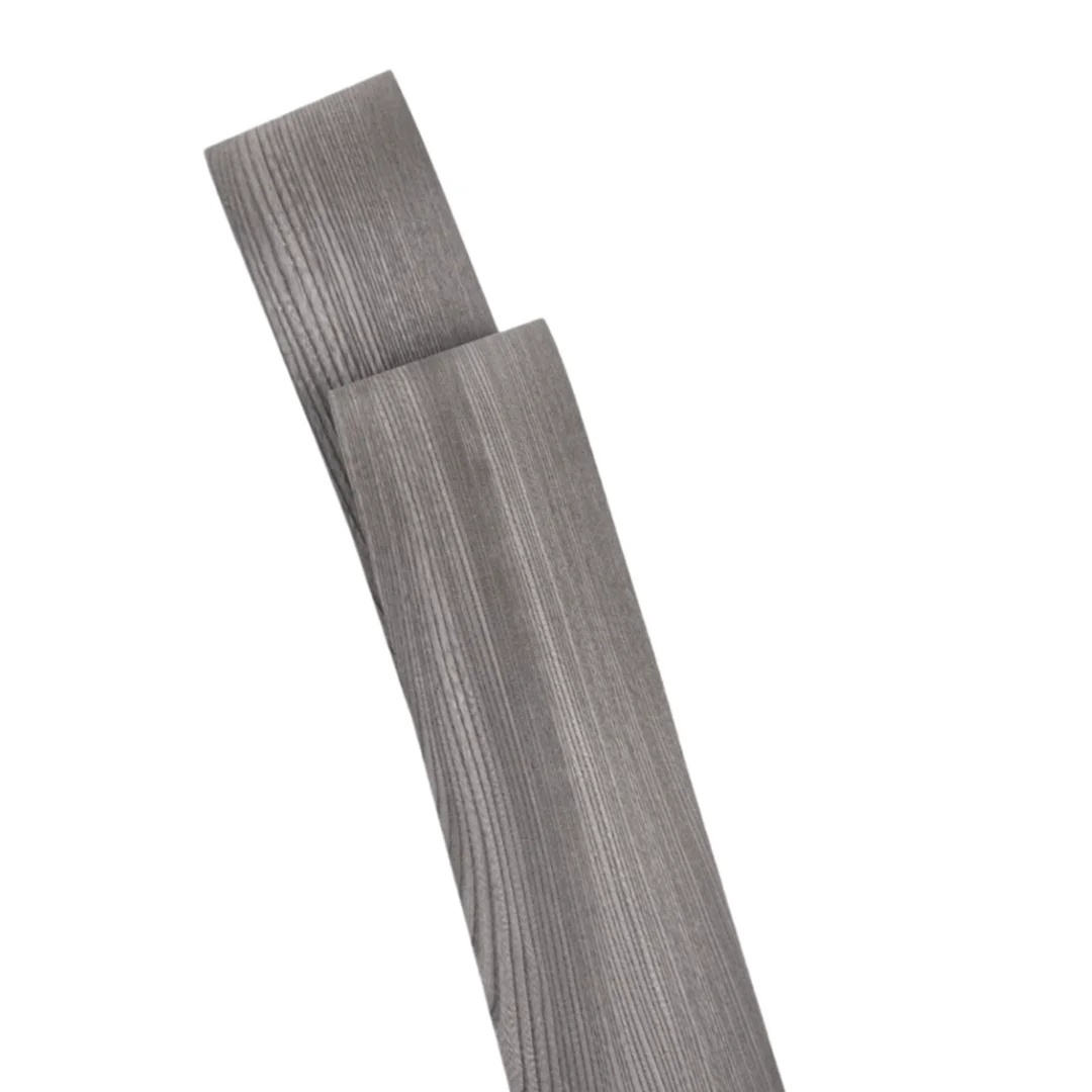 Size:2.5x0.14m Thick:0.25mm Dyed Grey Elm Wood Veneer Sheets Guitar Speaker Cabinet Furniture Restoration DIY Craft Projects