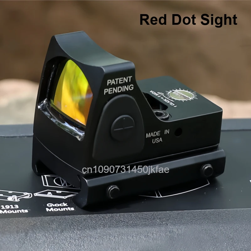 

Мини-коллиматорный прицел MR Red Dot Sight для ружья, рефлекторный прицел, подходит для 20-мм планки, для страйкбольного/охотничьего ружья # 2026 НОВИНКА