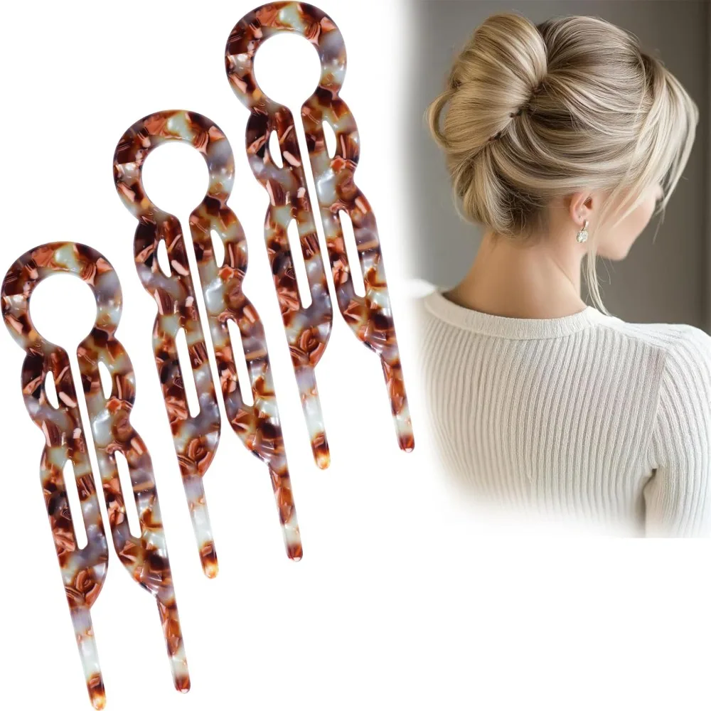 

Prestige French Hair Pins,New Hair Accessories, Elegant Hair Clips for Women, Suitable for All Hair Types (3PCS-F)