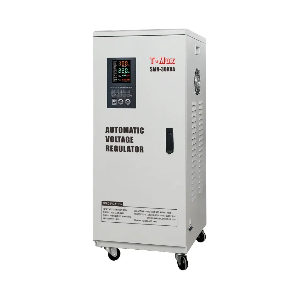 30KVA Ac Voltage Regulators/Stabilizers Single Phase Avr Automatic Voltage Regulator 220V Ac Stabilizer For Avr For Servo Motor