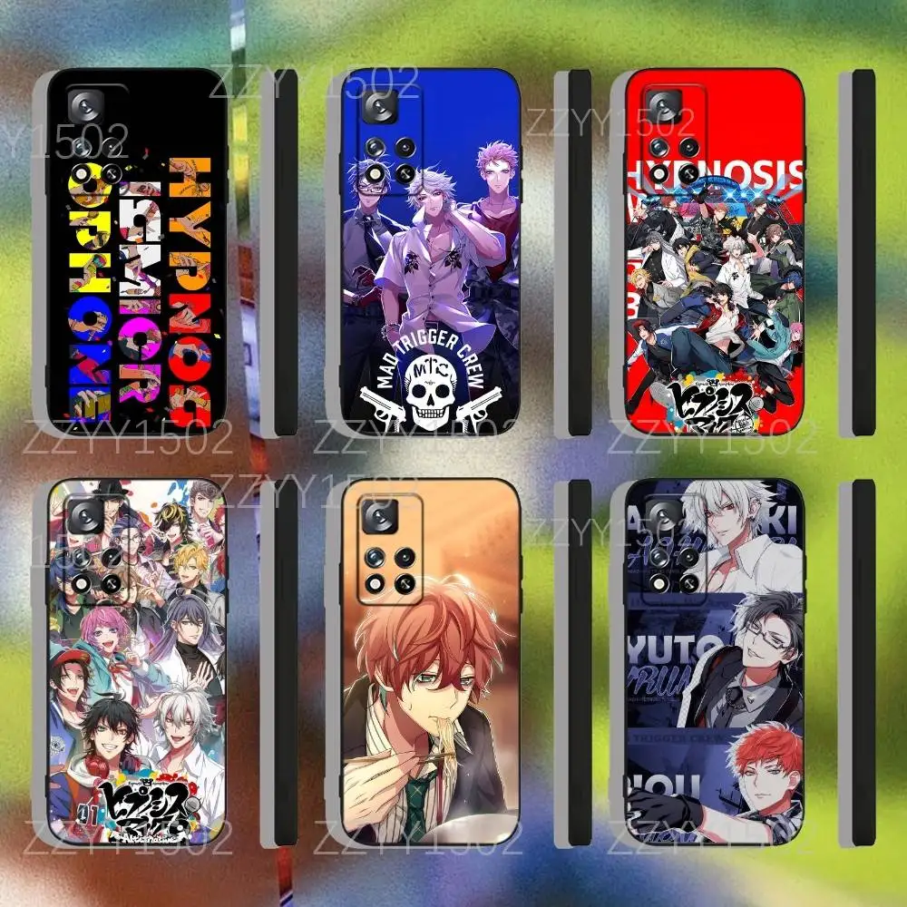 

Game Hypnosis Mic Phone Case For Samsung S25,S24,Ultra,S20,S30,Plus,S22,S23,Ultra,Plus,5G Black Silicone Soft