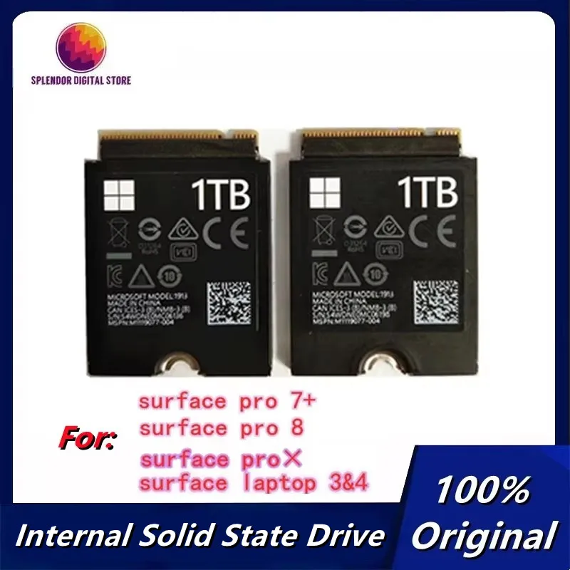 Original 1TB 512GB 256GB 2230 SSD Internal Solid State Drive PCIe 3.0x4 M.2 NVMe Hard Drive For surface pro7+ pro8