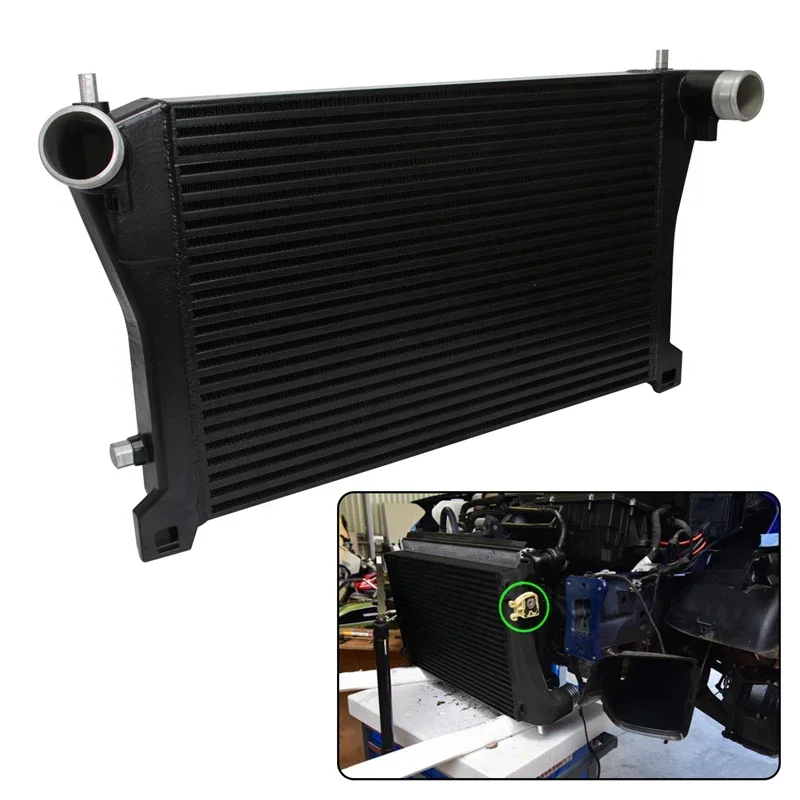 

Black / Silver Upgrade Intercooler For Audi A3/S3 / VW Golf GTI R MK7 EA888 1.8T 2.0T TSI