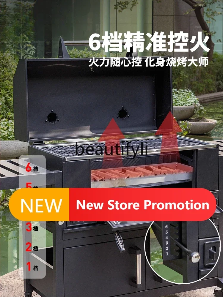 

E132 Charcoal Grill Lamb Leg Outdoor Shelf