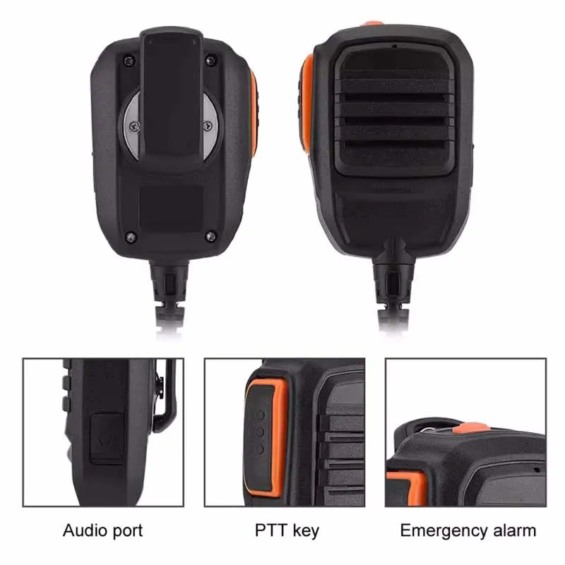 SM18N2Speaker Microphone IP67 for Walkie Talkie Hytera PD580 PD700 PD702 PD705 PD780 PD782 PD785 accessories for walkie-talkies