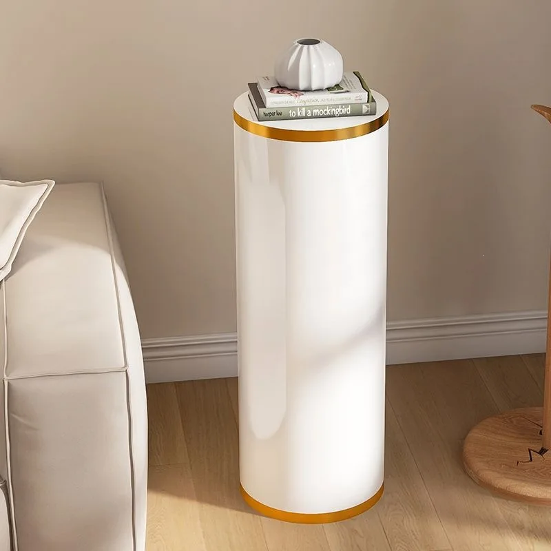 Installation-free ultra-narrow rotating shoe cabinet round model, home entrance shoe rack, porch against the wall corridor