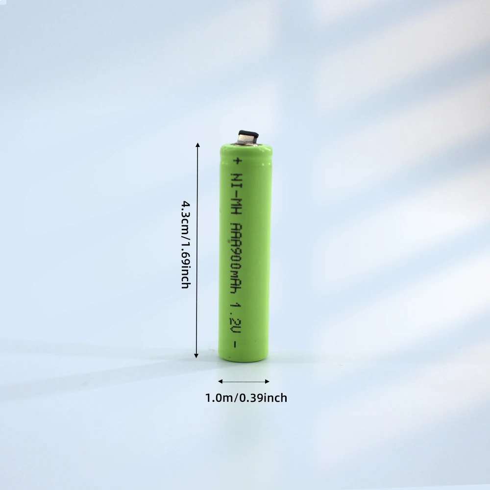 Chicnod AAA Rechargeable Battery 900mAh Ni-MH Battery 1.2V High Capacity Rechargeable Batteries for Remote Control Toys Mouse