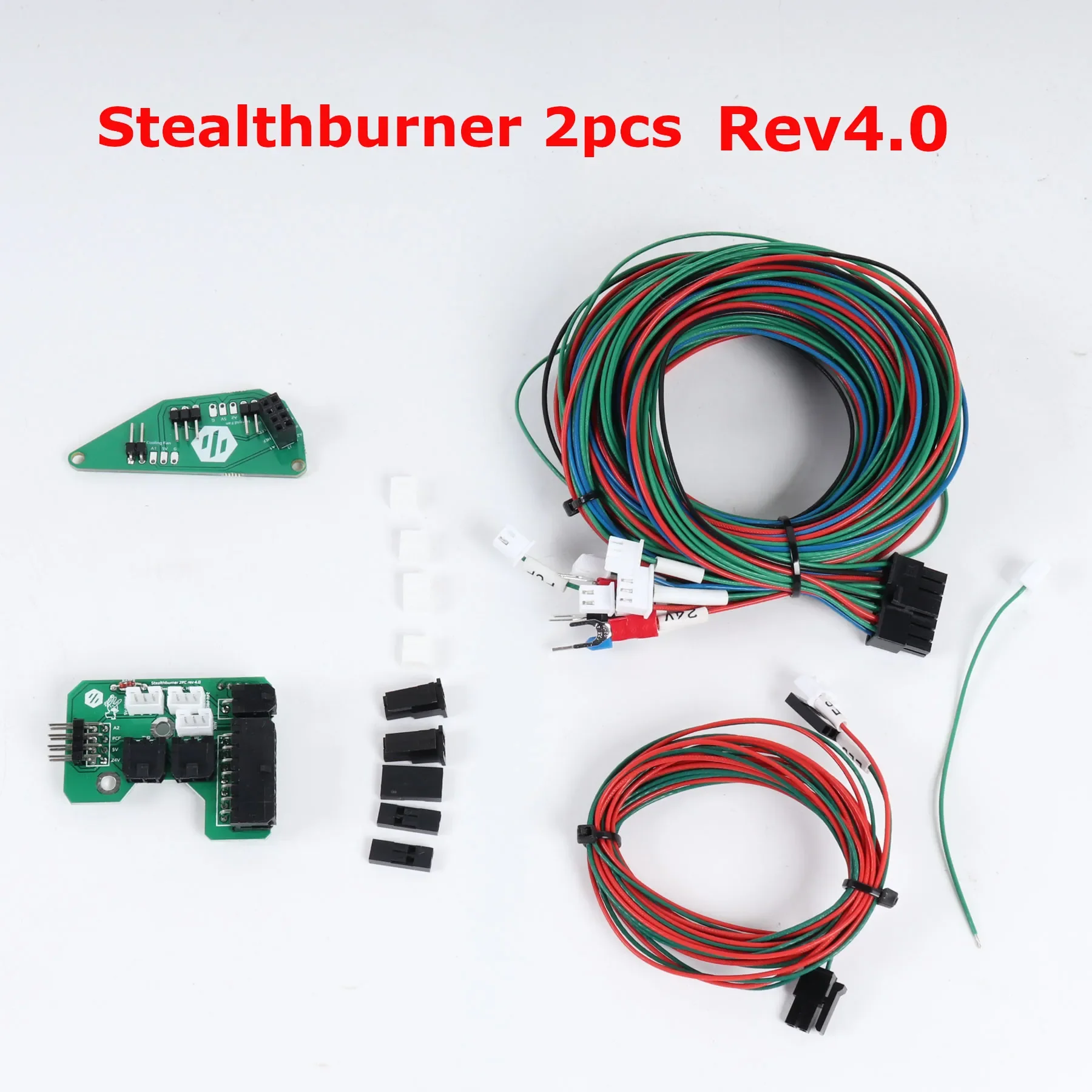 

Blurolls Voron 2.4 R2 Trident Stealthburner 2 шт. Rev4.0 Экструдер Toolhead PCB Совместимый провод из ПТФЭ Voron Tap, разработанный Hartk