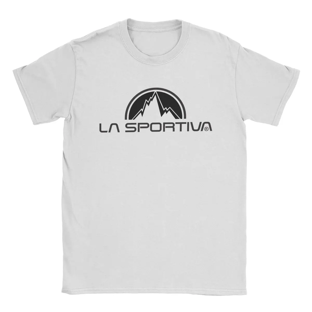 Men's T-Shirt La Sportiva Logo Amazing 100% Cotton Tee Shirt Short Sleeve T Shirts Round Neck Clothes New Arrival