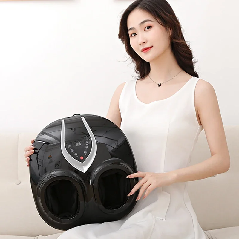 Shiatsu Foot SPA Heat    Vibration Air Compression Heating Electric Roller Leg Calf Machine Foot Massager