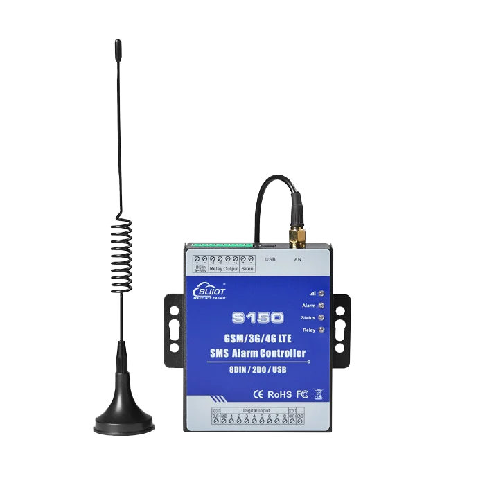 Wireless 4G Water Tank Pool Water Level Alarm For Water Leakage Application With 8DIN 2DO USB