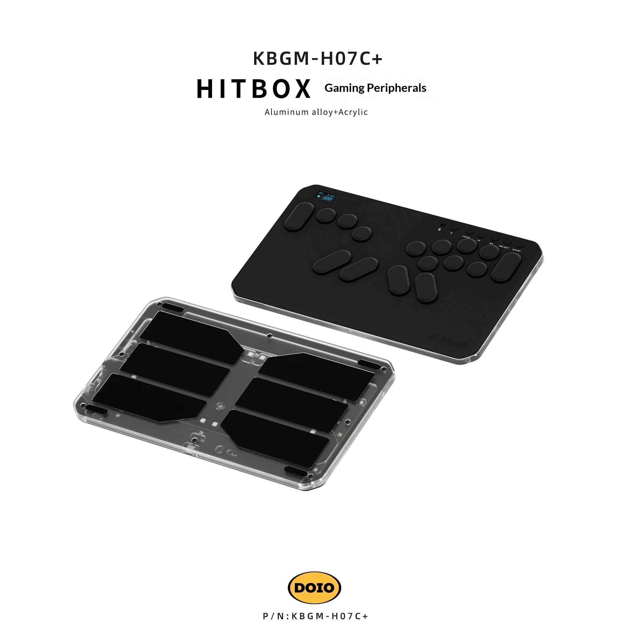 DOIO KBGM-M01-HE OSU DJMAX Muse Dash EZON Mini Portable Audio Playstation Short Magnetic Switch Aluminum Mechanical Keyboard view 4