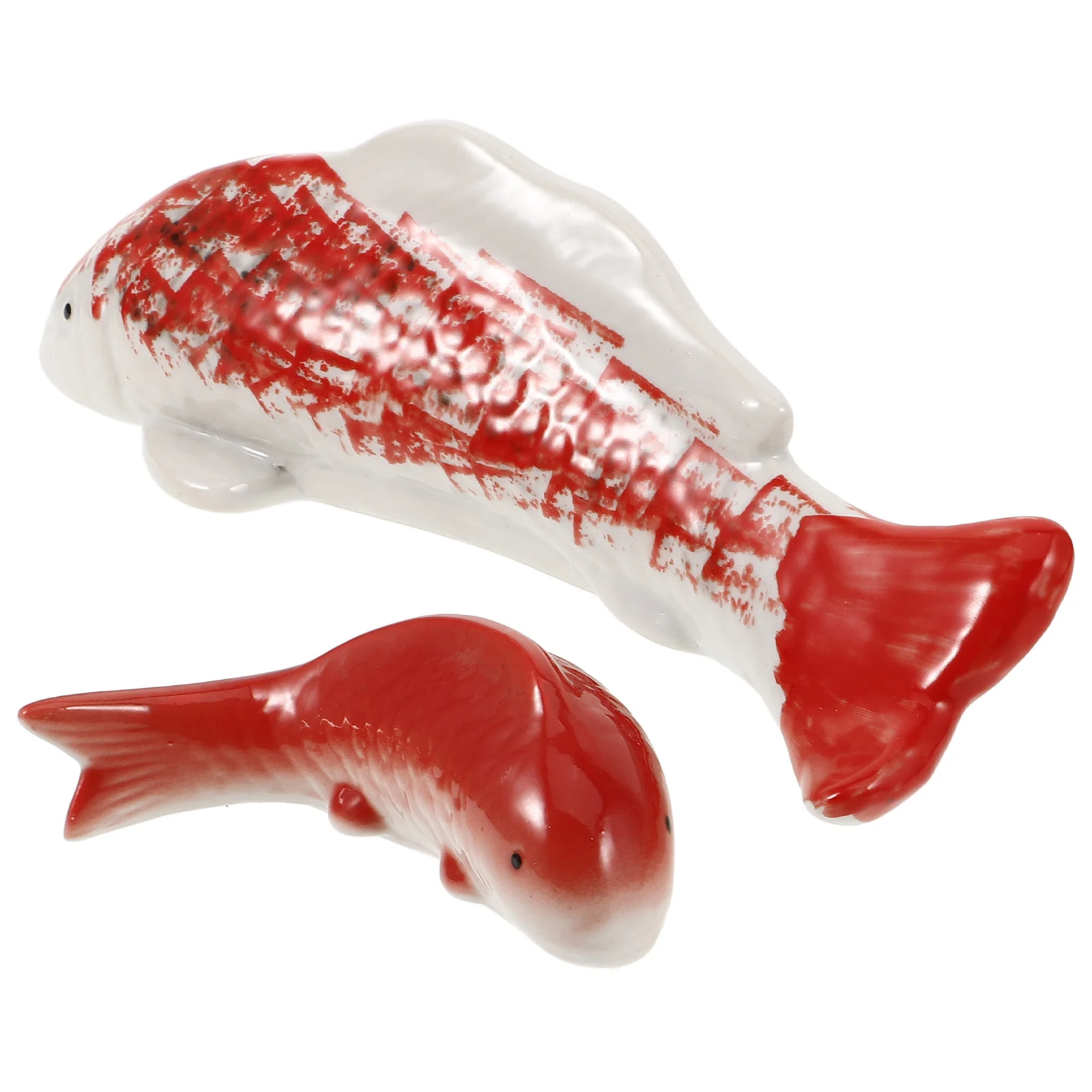 

2Pcs Ceramic Goldfish Sculpture Floating Fish Ornament for Fish Tank Aquarium Decor Adorable Waterproof Long-Lasting Color Craft