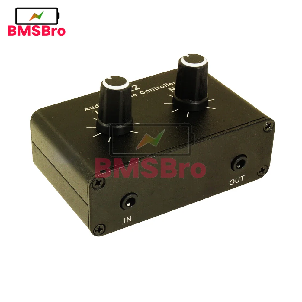 W-22 stereo audio sound volume control attenuator left and right channel balance adjustment