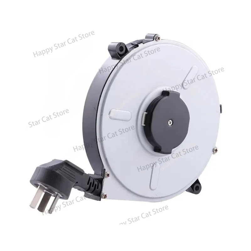 

220V/50HZ 125V/60HZ 1000-2000W Extension Electric Retractable Cord Reel Fireproof Material Automatic Power Cord Shrinker