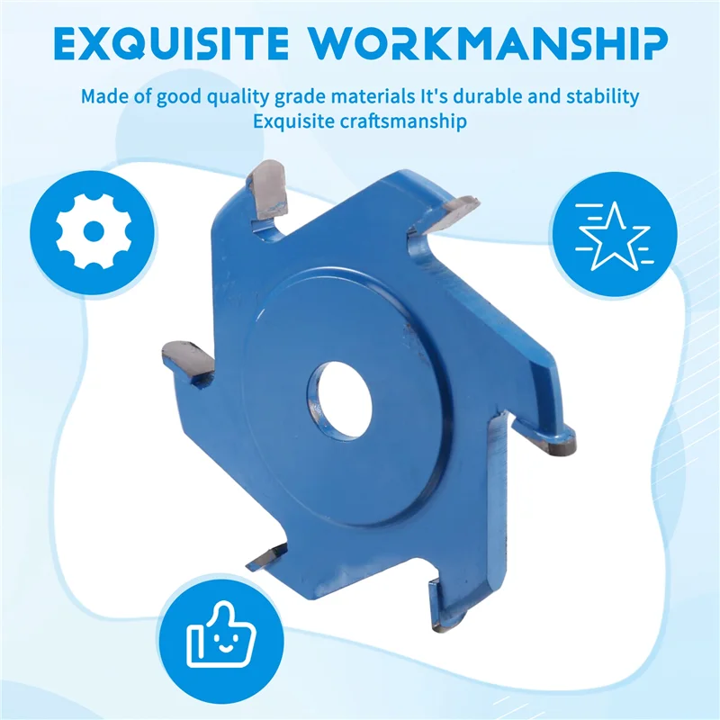 Top Deals Scraper Tool Wood Carving Flat Knife Angle Grinder Grinding Milling Cutter Wood Carving 100Mm Hexagonal Scraper