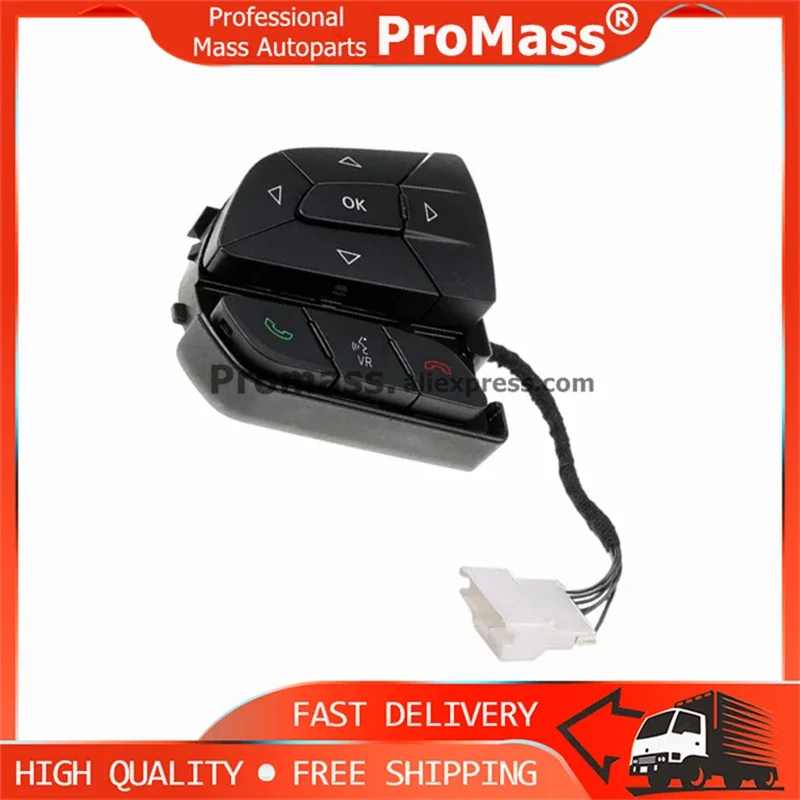

1PC Car Steering Wheel Audio Switch 68159639AC 68159639AA 68321891AA for 2014-2021 Dodge Durango Jeep Grand Cherokee 68321891AA