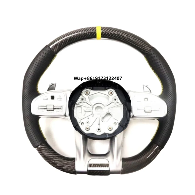 

OEM Steering Wheel Carbon Fiber Cover for a C E G Class GLC GLE CLS Models Enhanced Grip Heat Resistant