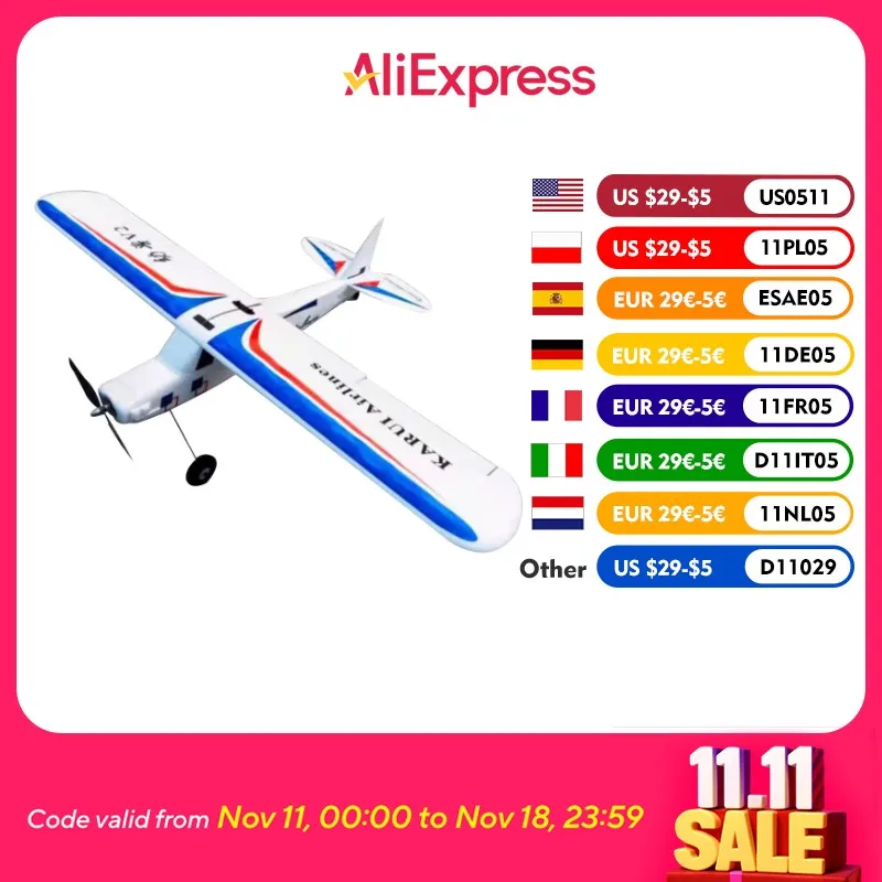 

Fun Cub 1100 мм размах крыльев EPO монополет тренировочный самолет комплект радиоуправляемого самолета для начинающих тренер