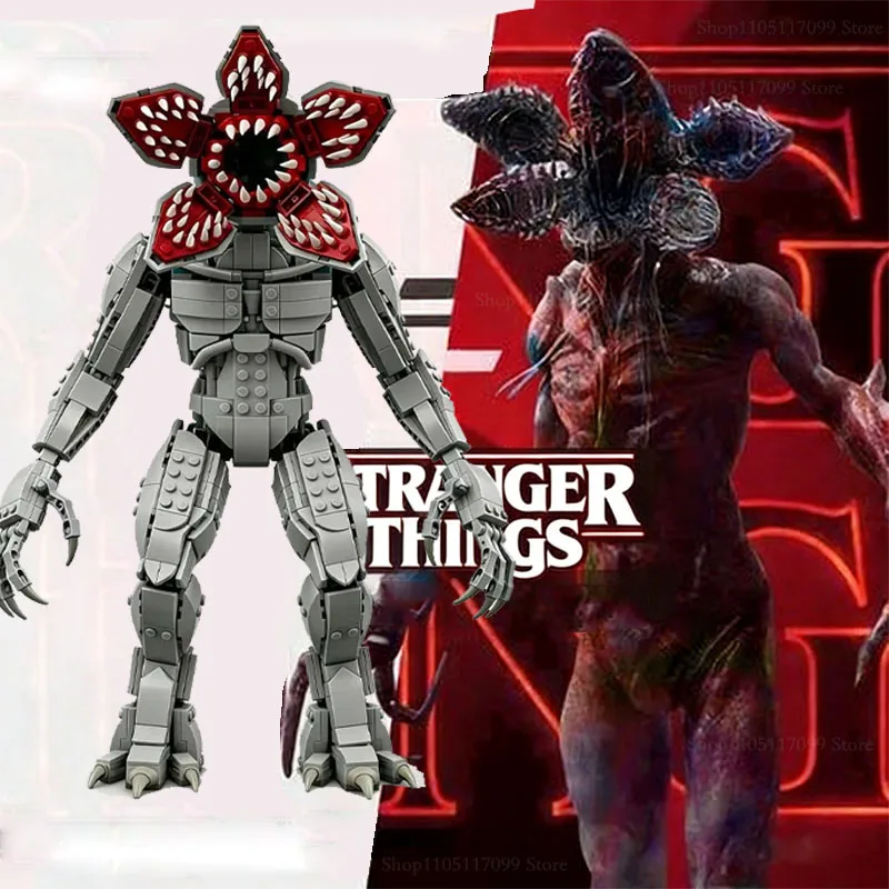 

NEW Stranger Demogorgon Buliding Blocks Anime Vecna Action Figure Demogorgon Bricks Minifigure Decor Model Toy Kids Gift*-.