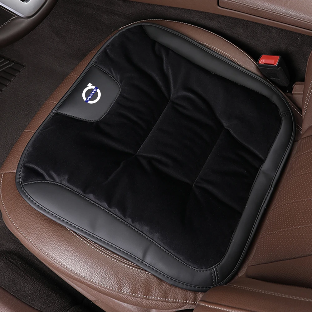

Flannel Car Front Cushion Seat Covers Four Seasons Anti Slip Breathable Seats Pad For Volvo Rdesign AWD C30 S40 S60 S70 S80 C70