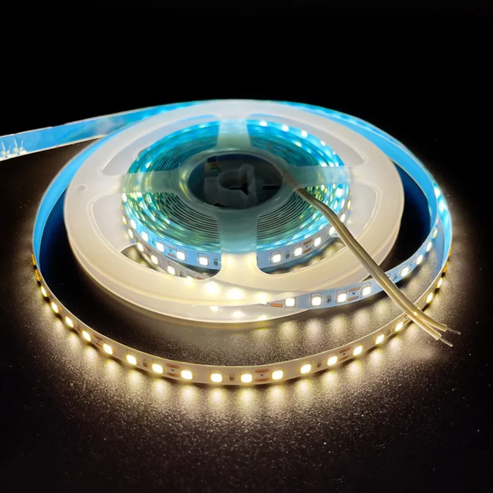 4MM 5MM  LED Strip Light 2835 SMD flexible diode tape lamp white warm white neutral 4000K 120leds/m DC12V 24V tiras led ribbon image 3