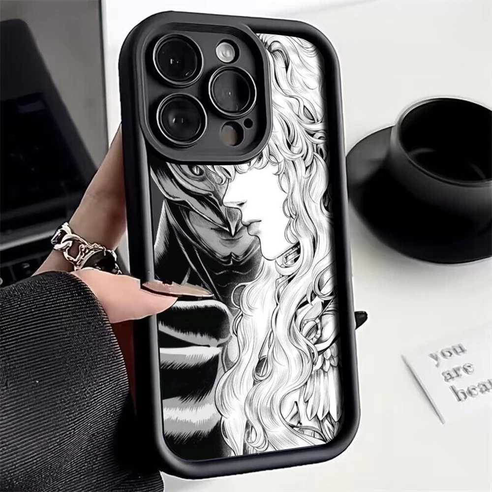 Berserk Guts Anime Phone Case For Xiaomi Redmi 9A 9C 10 10C 12 12C K30 K40 K50 Note 10 11 12 13 Pro 5G Cover