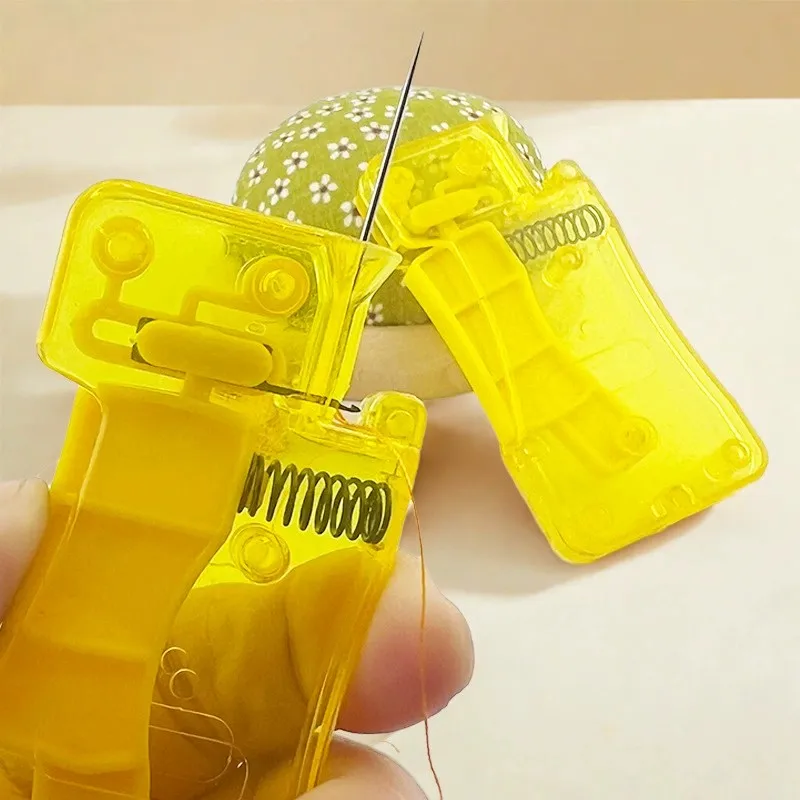 Automatic Needle Threader for Sewing DIY Crafting and Home Sewing Supplies Quick Threading Tool for Hand Sewing
