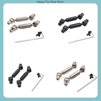 WPL 1/10 C74 1/16 RC Car Parts Metal Upgrade Front Rear Drive Shaft Spare Parts