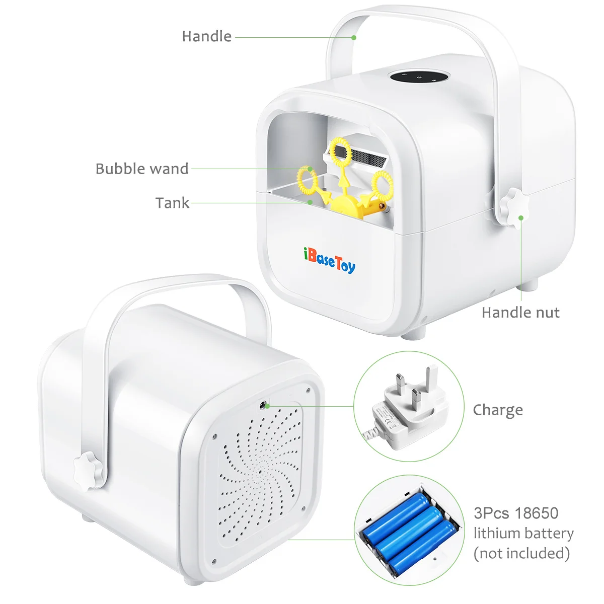 Máquina elétrica de soprar bolhas, fabricante automático, soprador de bolhas, casamento