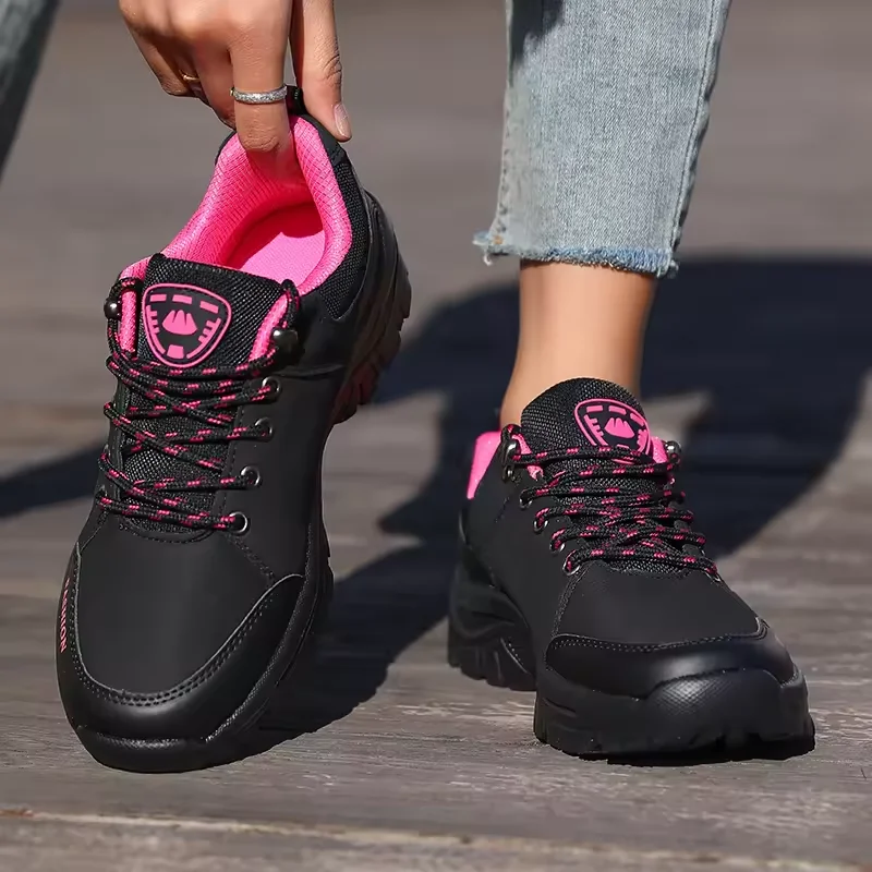 

Women Hiking Shoes Outdoor Waterproof Sneakers Non Slip Walking Shoe Luxury Brand Comfortable Footwear New Women Climbing Boots