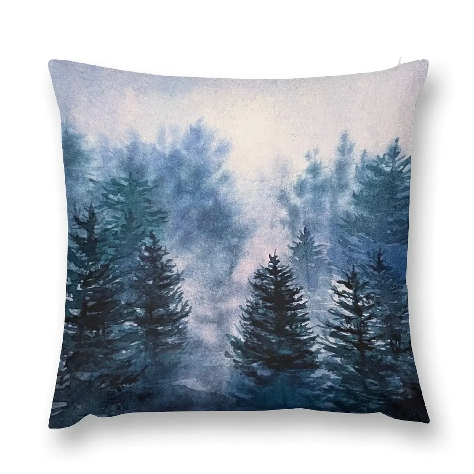 Misty Forest Throw Pillow covers for pillows Luxury Sofa Cushions pillow