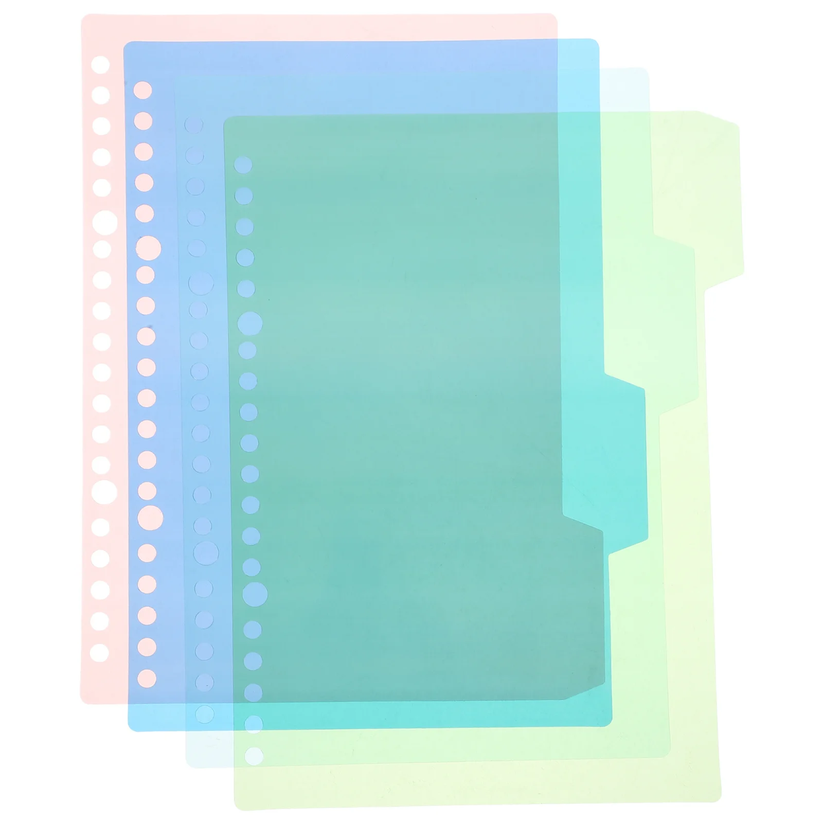 

10 Sets Retro Index Dividers Plastic Binder Dividers For Notebooks Files Planners B5 Loose-Leaf Page Markers Classification Tabs