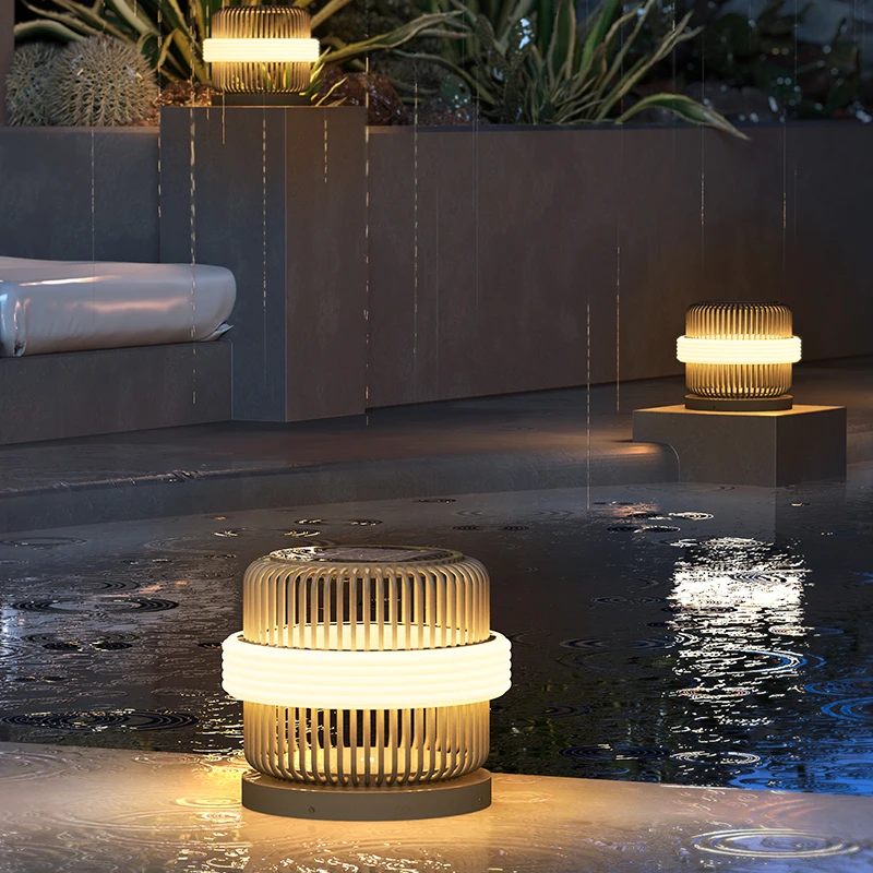 Outdoor column lights solar LED column lights non solar lights outdoor garden decorations outdoor garden lights