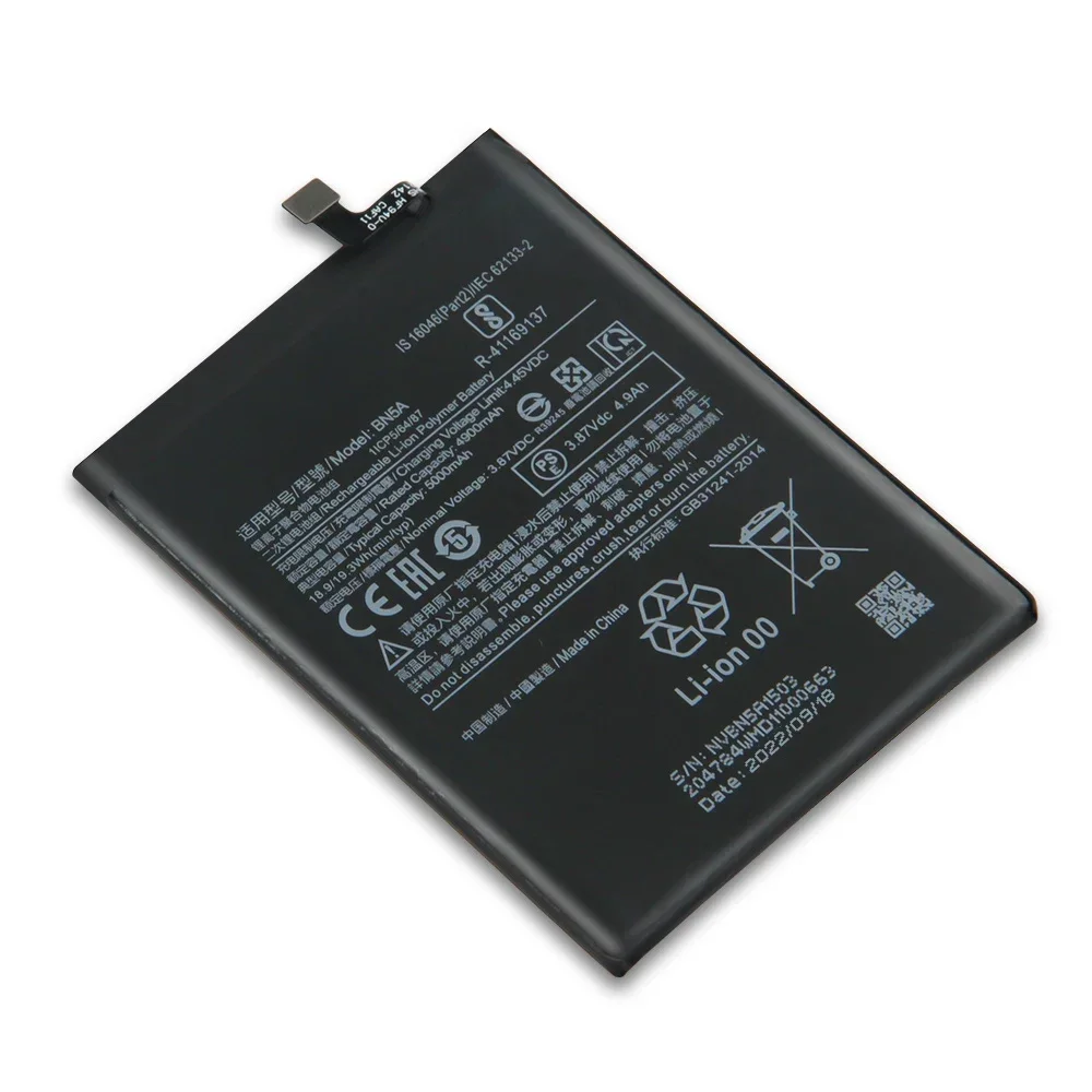 

Production 2024 Phone Replacement Battery BN5A BM57 For Xiaomi Redmi Note 10 Pro Note 10 poco mi 3pro Note10 PRO 4900mAh