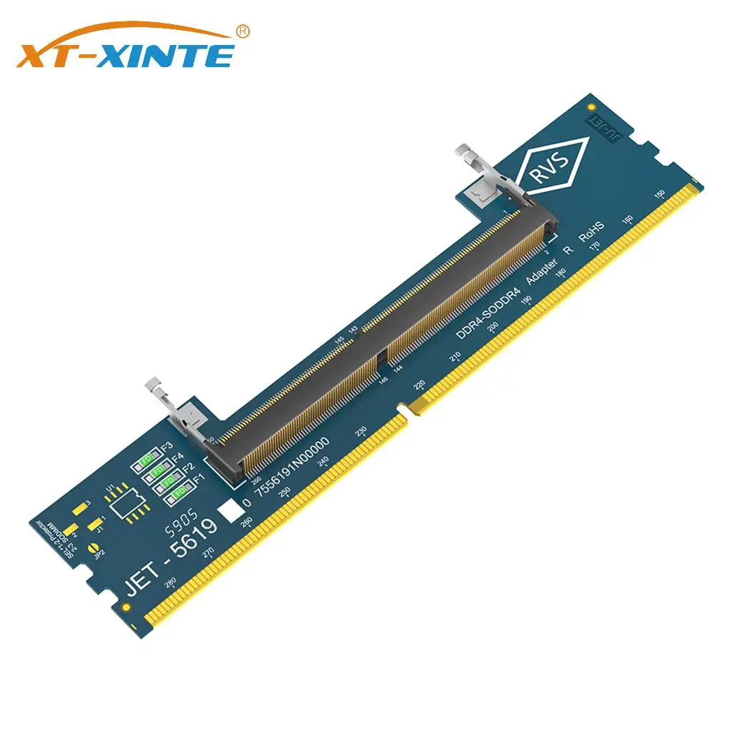 

Адаптер-конвертер для ноутбуков и ПК: SO-DIMM DDR4/DDR5 в DDR4/DDR5, тестер памяти, 6-слойная плата U-DIMM SO-DIMM DDR5 в DDR5