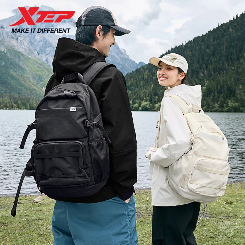 Xtep Backpack For Men And Women 2025 New Spring Couple Large Capacity Backpack Outdoor Mountaineering Backpack 875137110018