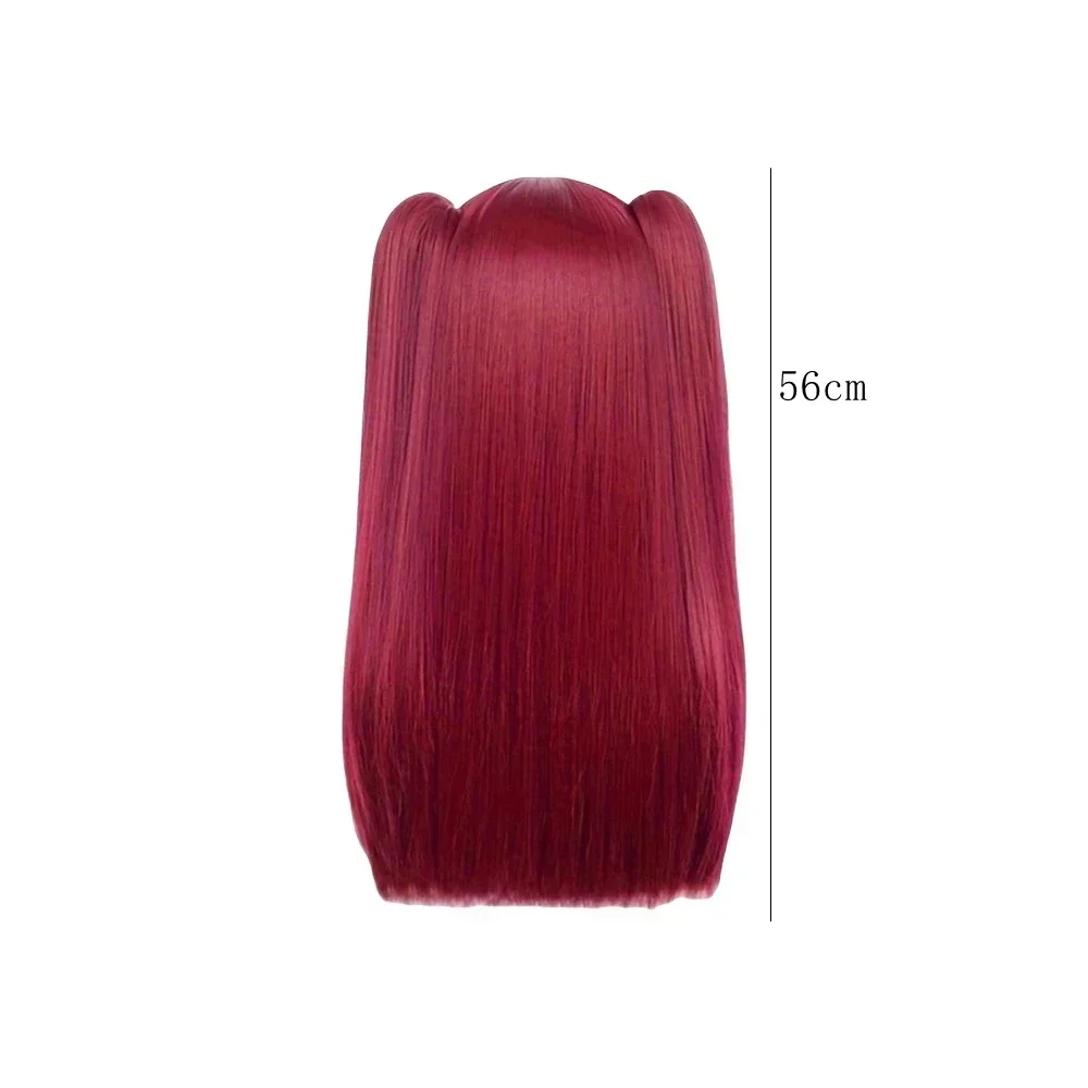 Anime Synthetic Hair My Dress Up Darling Kitagawa Marin Cosplay Wigs Red Double Ponytail Style Props