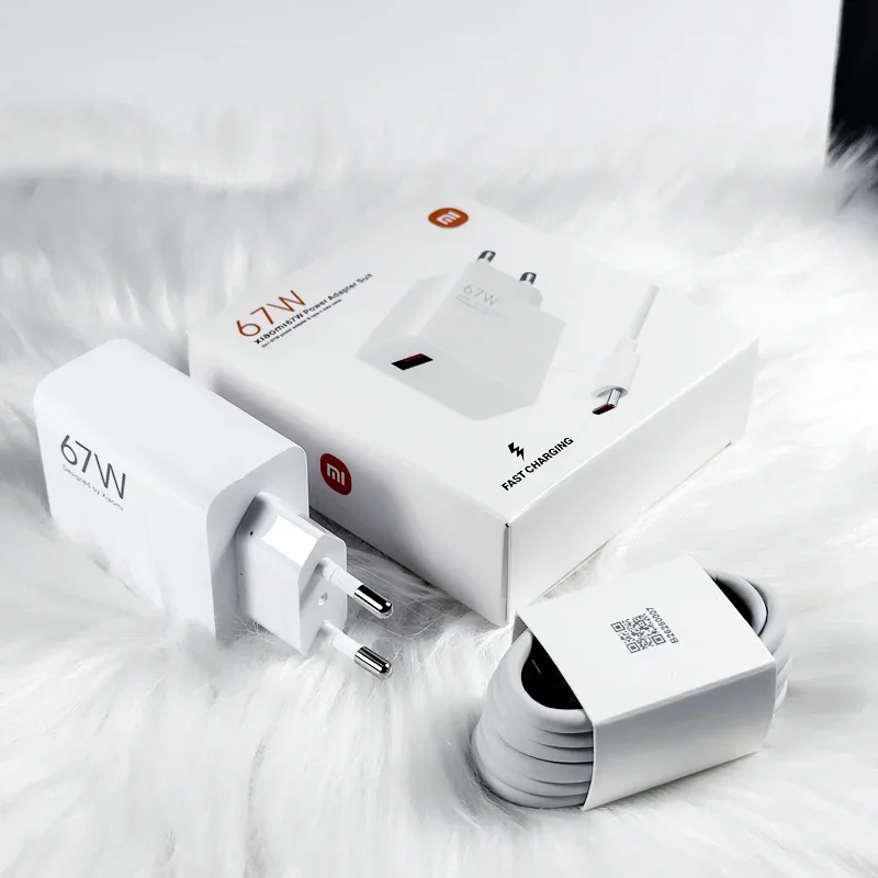 Xiaomi Charger 67W  Original For Xiaomi Poco X3 GT F3 GT Poco X4 Pro pad 5  Mi Mix Fold Mi 11 11pro 11 Ultra 12 12X