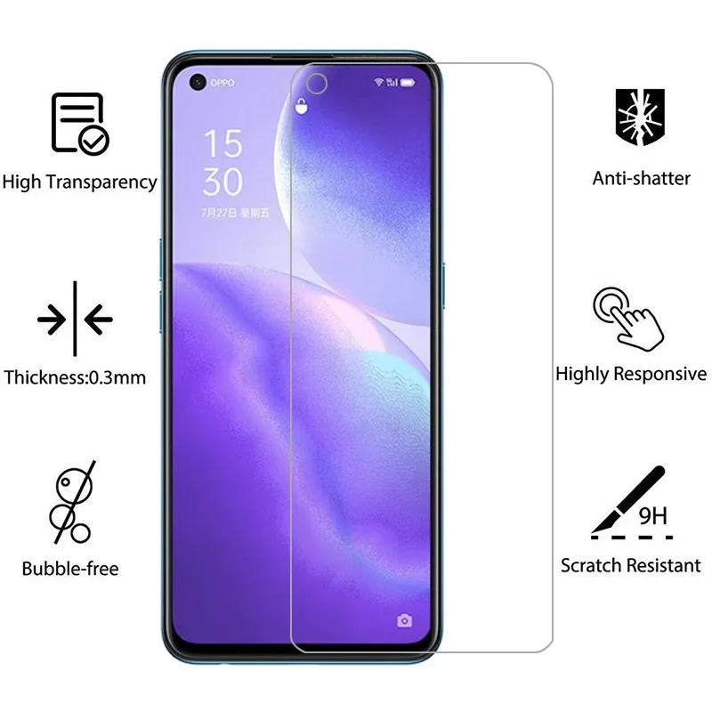 tempered glass for oppo reno 4 5 4z 4f 5z 5f 5g case cover coque on reno4 reno5 z f z5 f5 reno5z reno5f reno4z reno4f z4 f4 opo