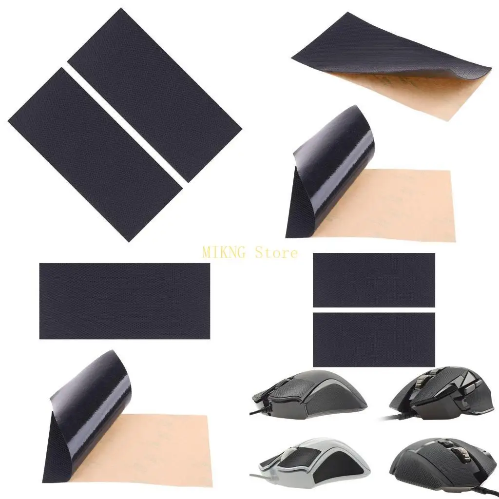 2 PCS Mouse Skates Side Stickers Sweat Resistant Pads for Mouse Anti-slip Tape DIY best sale