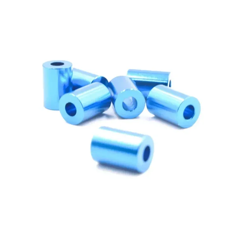 

Colorful Aluminum Washer Bushing Gasket Spacer Sleeve 10pcs M3 Non Thread Standoffs RC Model