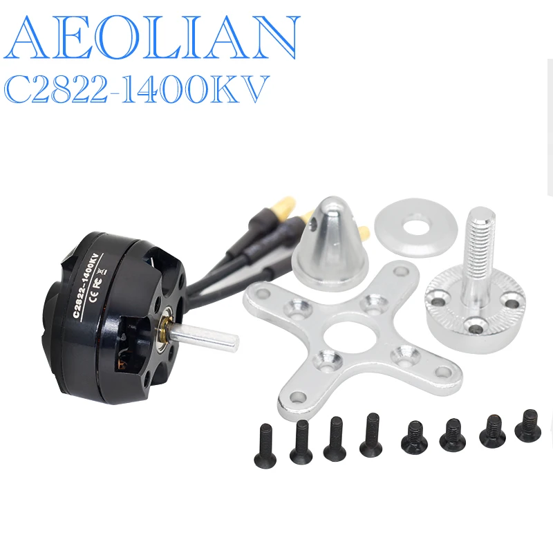 

Aeolian C2822 1400kv electric outrunner brushless motor for RC Model Rc Airplane Quadcopter FPV Fixed-wing Motor
