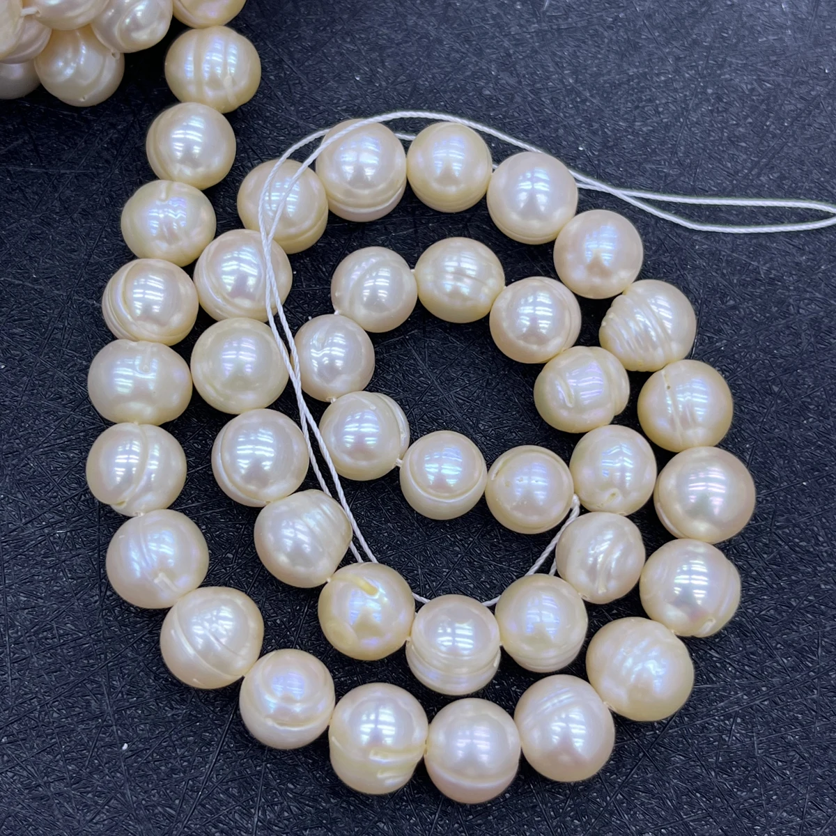 

Natural Freshwater Pearl 9-10mmAA Round Purple Loose isolation Bead Jewelry Make DIY Necklace Bracelet Accessories Wedding