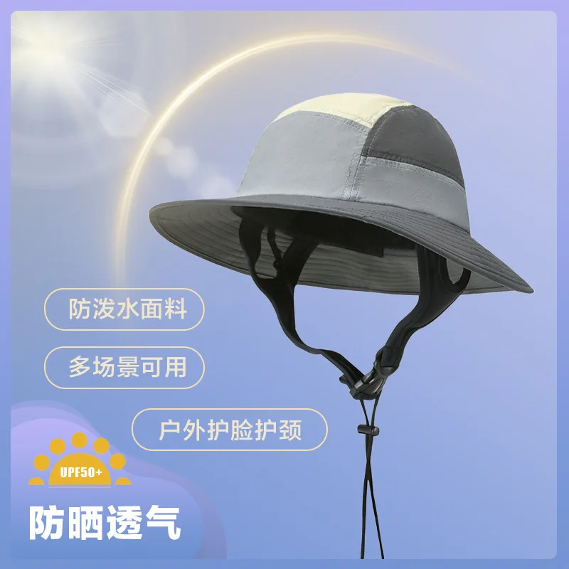 

Summer Sun Hat Male Sanya Color Surfing Cap Beach Splash Water Korean Version Of The Fisherman Hat Female Seaside Sun Hat