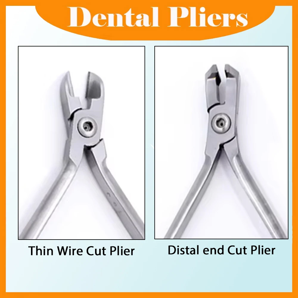 

Professional Dental Distal End Cutter Pliers with Tungsten Carbide Inserts for Arch Wire Cutting Orthodontic Instruments